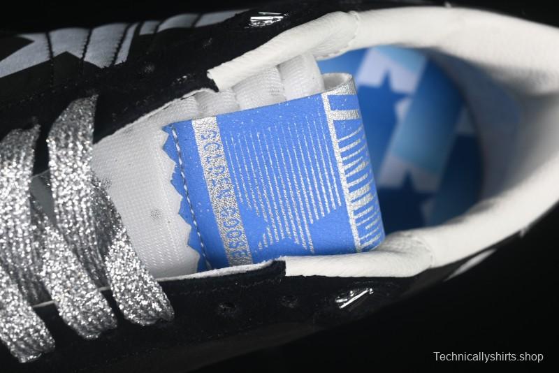 Golden Goose Marathon Comfortable Low-Top Lifestyle Sneakers in White Black - H8D4