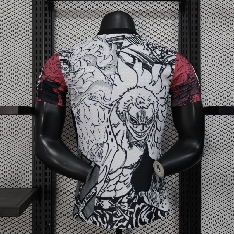 Player Version 2025 Japan White with Anime Character Pattern Jersey