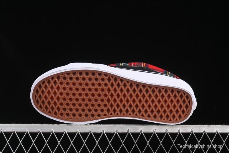 Vans Sk8-Mid Anaheim Collection Scottish Plaid Casual Low-Top Canvas Shoes - VN0A4UWIVNE