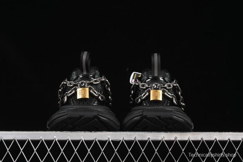 Balenciaga Phantom Sneaker 3XL Running Shoes with Transparent Heel Strap - W3XPL1882