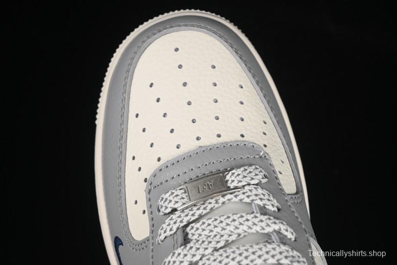 Nike Air Force 1 '07 Low Stussy Double Flame Casual Sneakers with Full-Length Air Cushion - XS1958-555