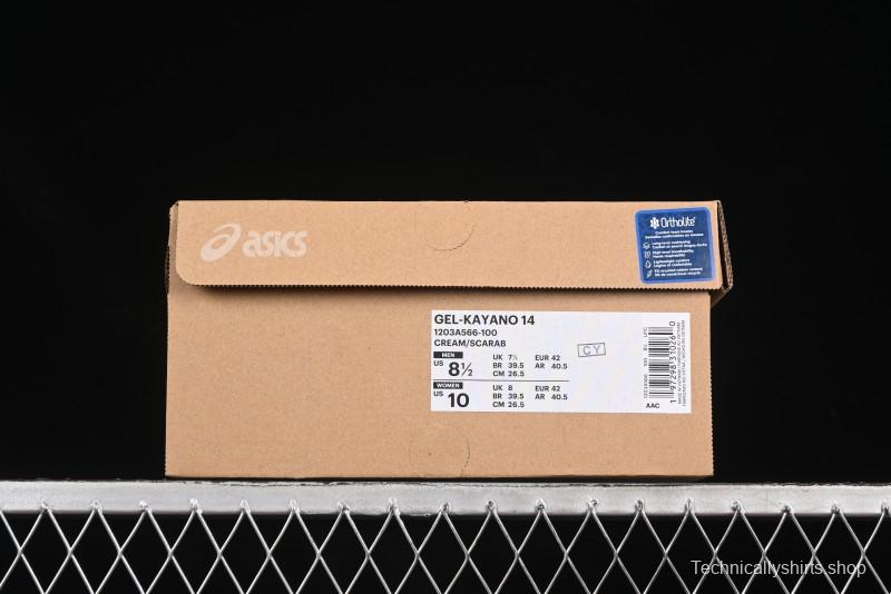 Asics Gel-Kayano 14 Running Shoes with FF BLAST PLUS Cushioning and 3D Visible GEL - 1203A566-100