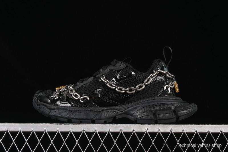 Balenciaga Phantom Sneaker 3XL Running Shoes with Transparent Heel Strap - W3XPL1882