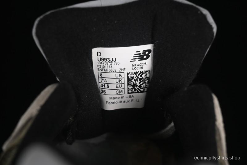 New Balance Made In USA M993 Classic Retro Running Shoes - U993JJ