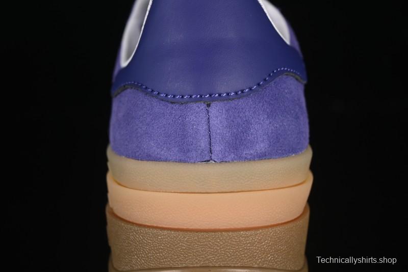 Adidas Originals Gazelle Bold IE0419 Low-Top Sneakers with Thick Sole for Casual Wear, Slip-Resistant and Durable