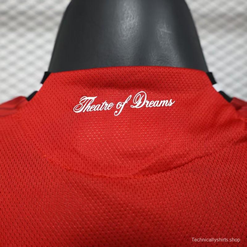 Player Version 25/26 Manchester United Home Jersey