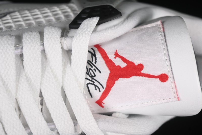 Nike Air Jordan 4 Retro White Cement Basketball Shoes - FV5029-100