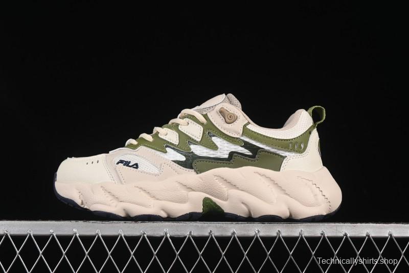 Fila Fusion Fern 2.0 Retro Chunky Sneakers with 3CM Heightening Sole - F12M511101FMC