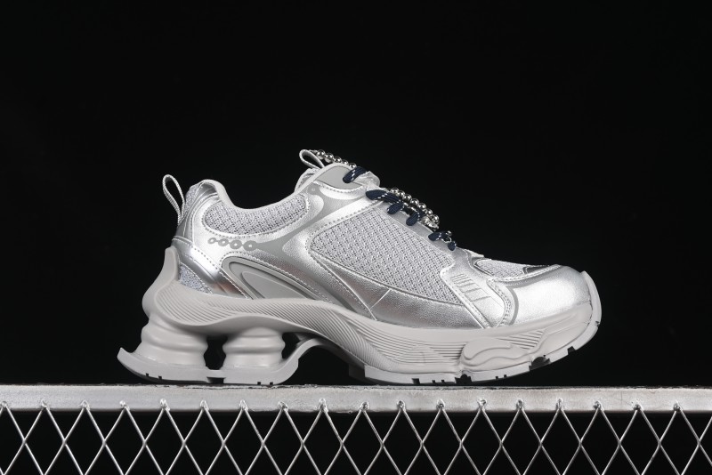 GG-CC Star Same Style Lace-up Hollow Out Dad Shoes with 5cm Height Increase - G25X269