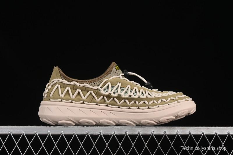 Keen Uneek Flat-M Woven Elastic Strap Outdoor Water Sports Sandals - 1014097