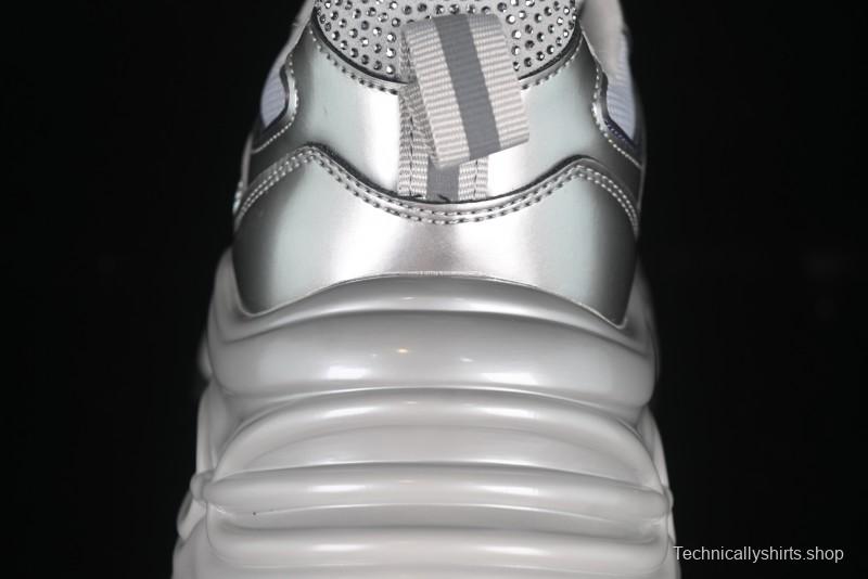 GG-CC 25ss New Platform Chunky Sneakers with 7CM Height Increase and Irregular Design - 668-2 Black