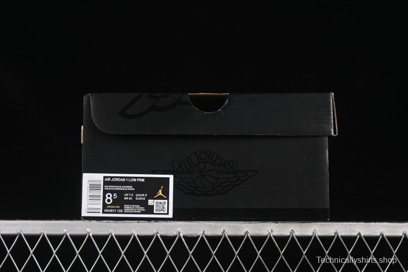 Nike Air Jordan 1 Low AJ1 Mismatched Swoosh Casual Sneakers - HV4511-133