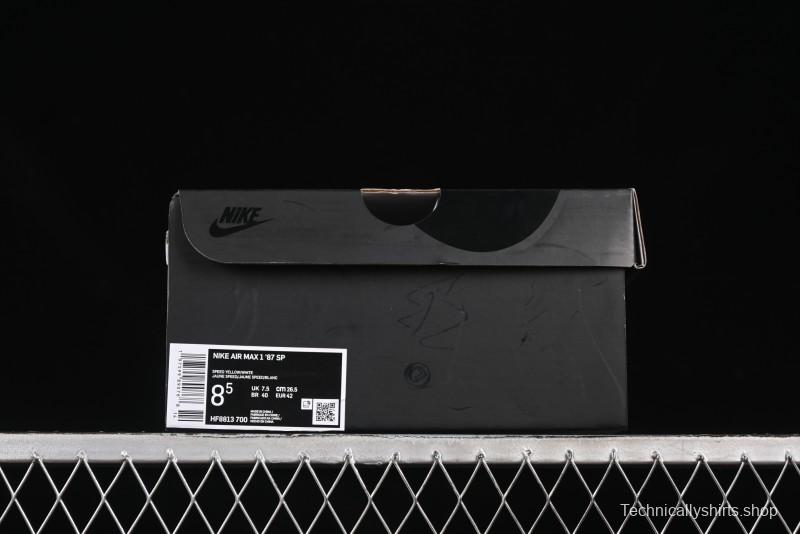 Nike Air Max 1 Retro Running Shoes with Half-Sole Air Cushion - HF8813-700