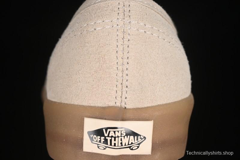 Vans Premium Authentic Suede Retro Sneakers with Translucent Rubber Sole - VN000CRQBYS