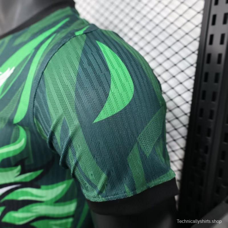 Player Version 25/26 Liverpool Green with Dragon Pattern Jersey