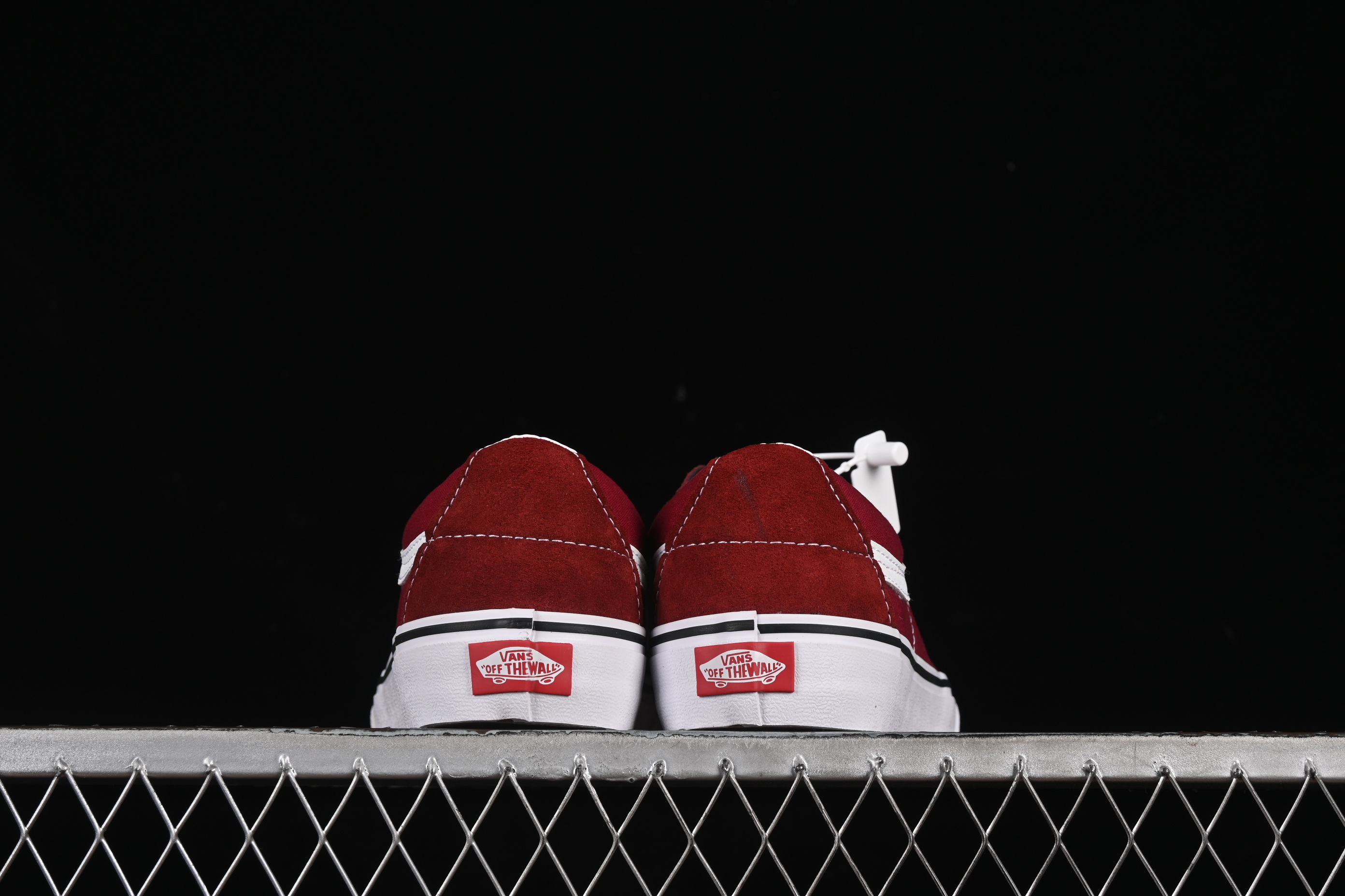 Vans Sk8-Low Burgundy Anti-Slip Casual Skate Shoes - VN0A4UUK5U7