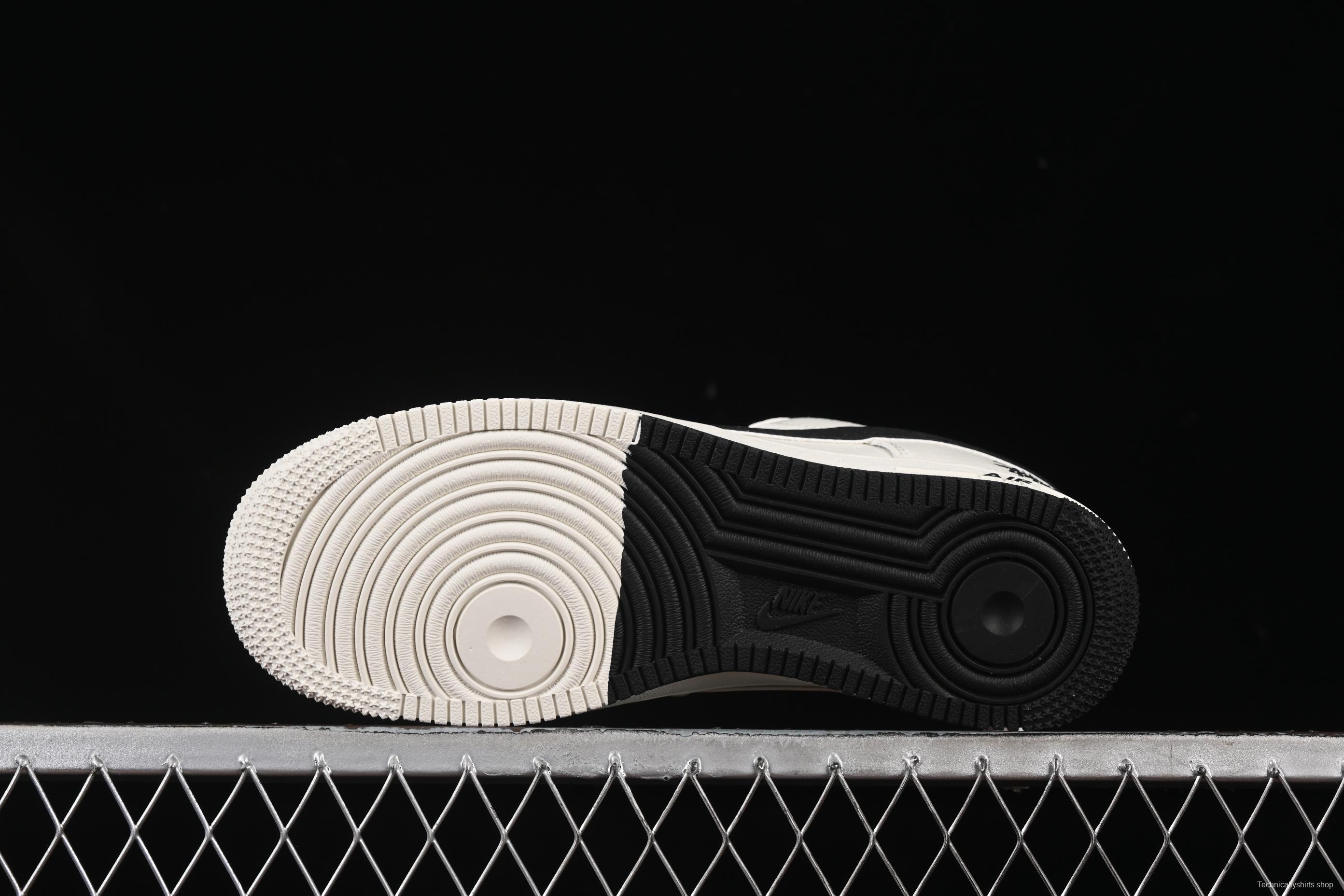 Nike Air Force 1 '07 Low Stussy Collaboration Dual-Tone Red Tag Casual Sneakers - CS5288-010