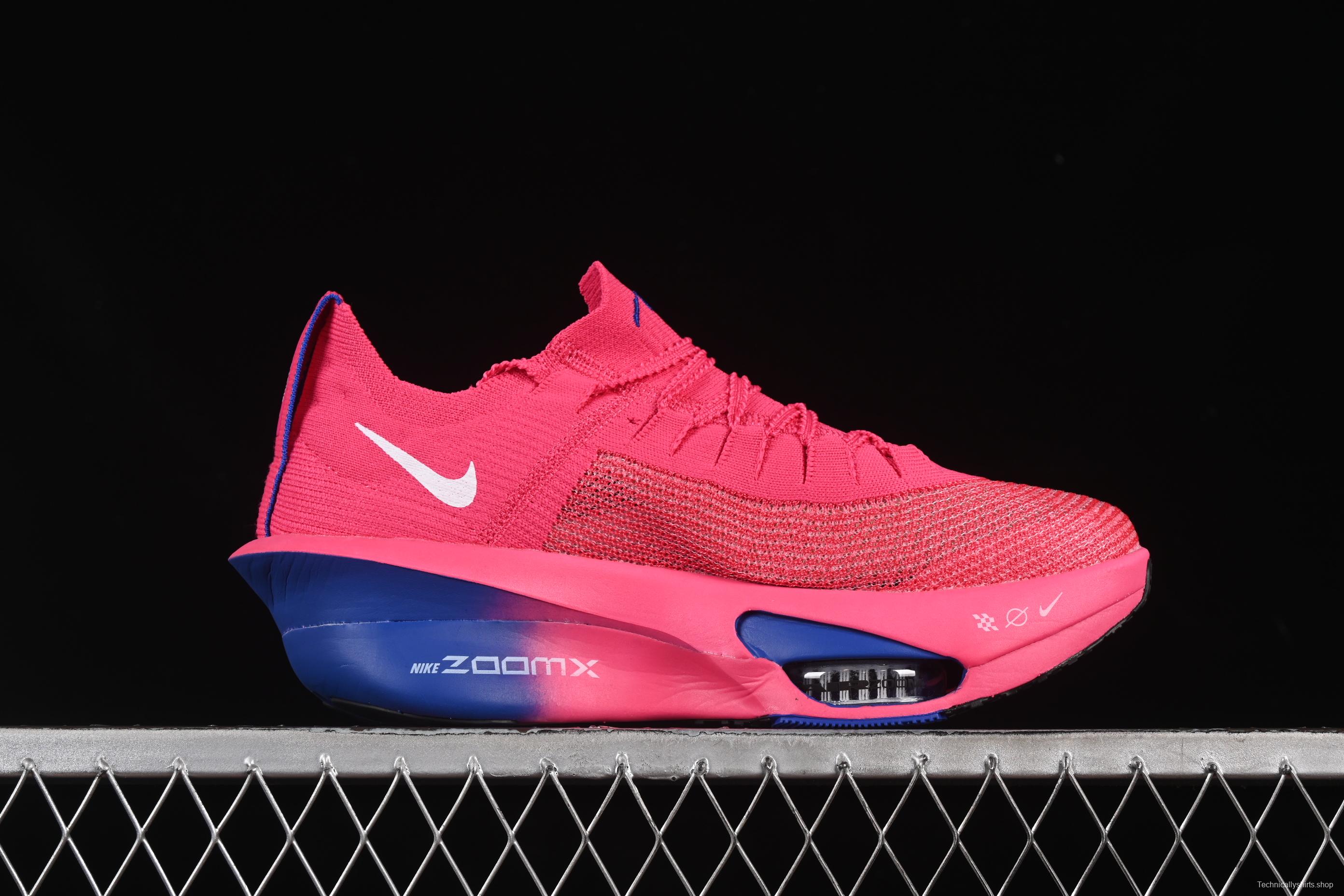 Nike Zoom AlphaFly Next 3% Prototype Marathon Running Shoes with Dual Air Zoom and ZoomX Foam - FD8315-012