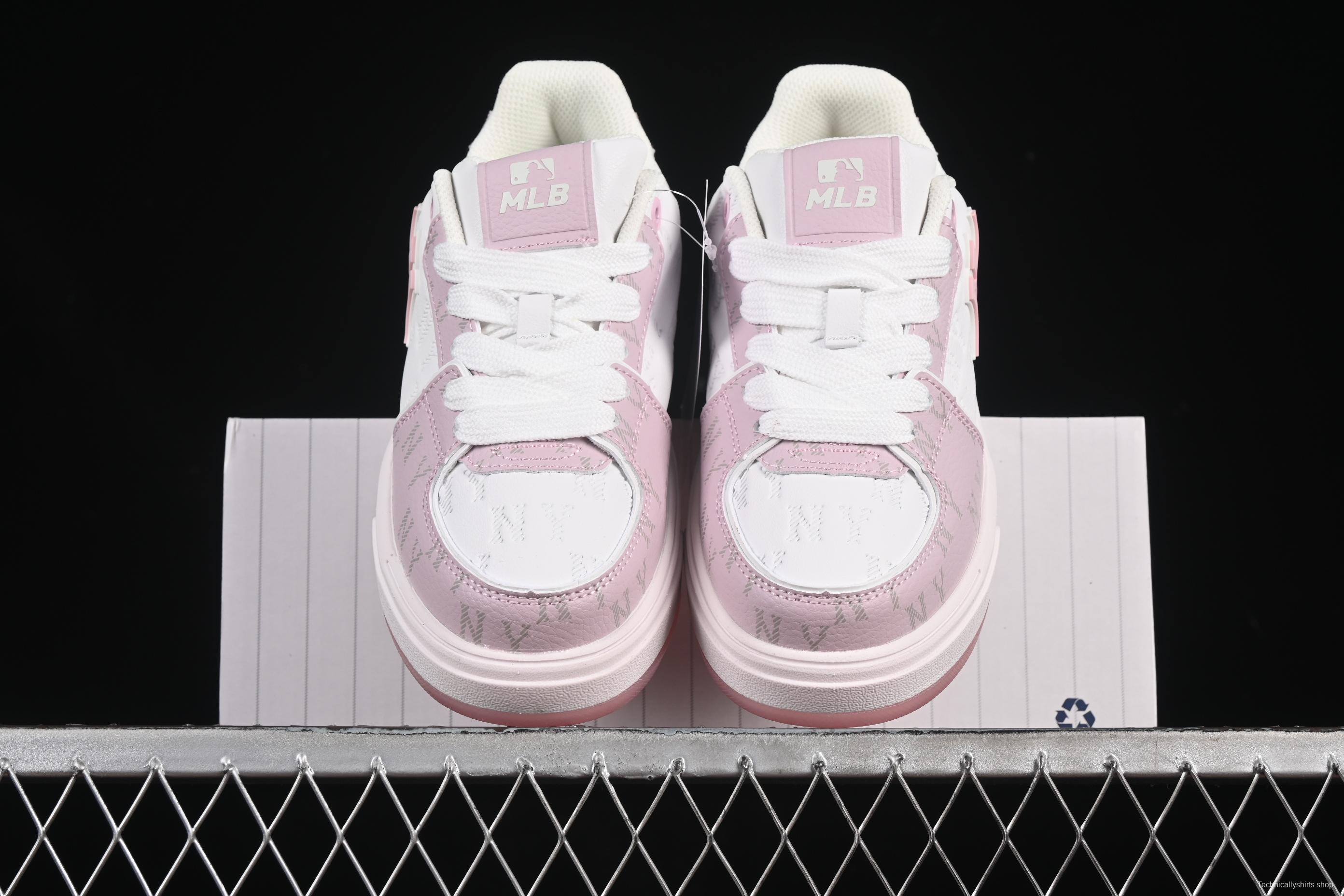 New York Yankees MLB Chunky Liner Embo Monogram Thick Sole Casual Running Shoes - 3ASXM075N50PKS