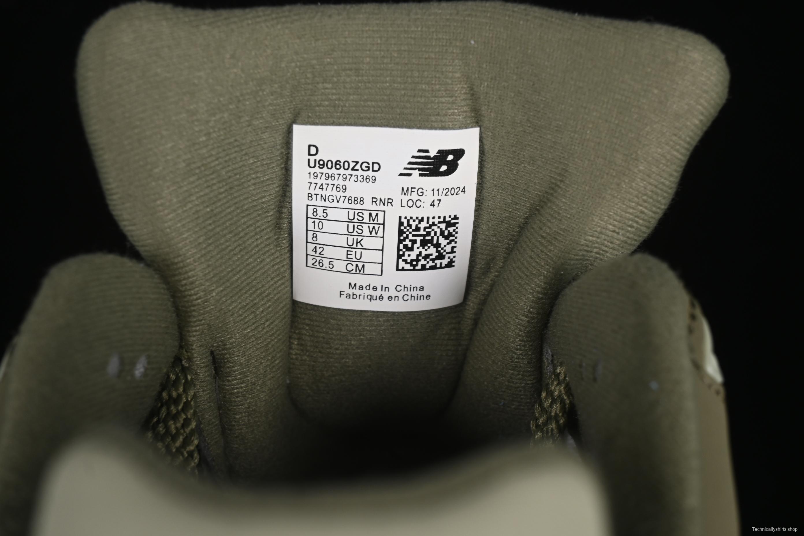 New Balance NB9060 Retro Casual Running Shoes with ABZORB Cushioning - U9060ZGD