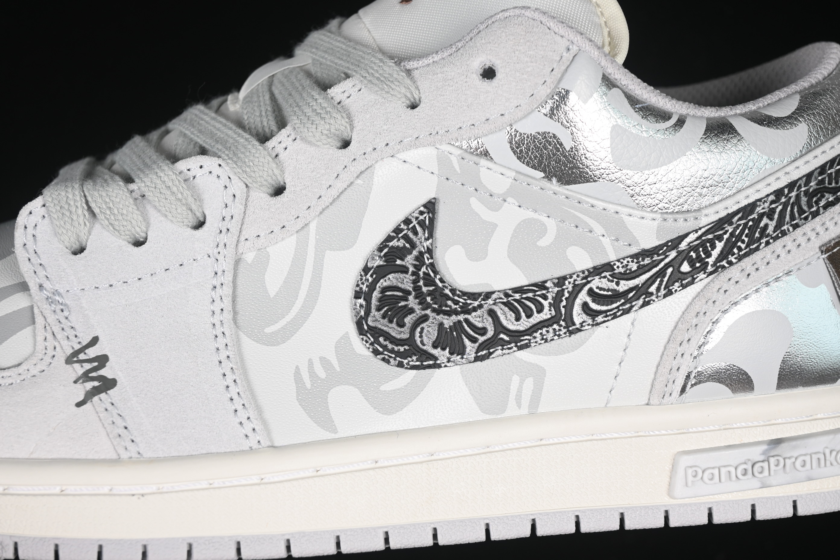 Nike Air Jordan 1 Low AJ1 Panda Mischief CNY Playful Dragon Low-Top Casual Sneakers - HF1567-200
