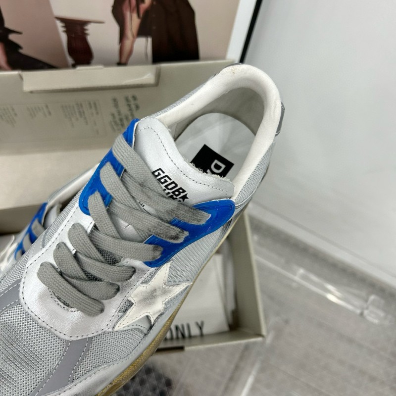 2024 Unisex GGDB Silver Blue White Mesh Sneaker