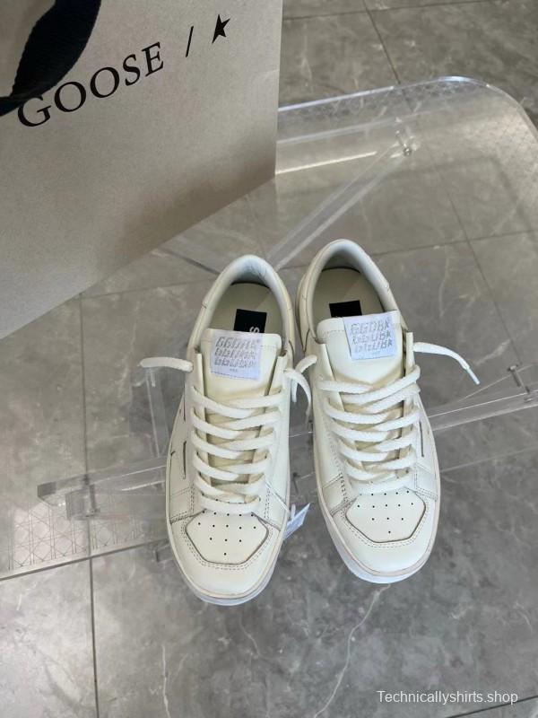 2024 Unisex GGDB White Leather Low Top Sneakers MJ00260