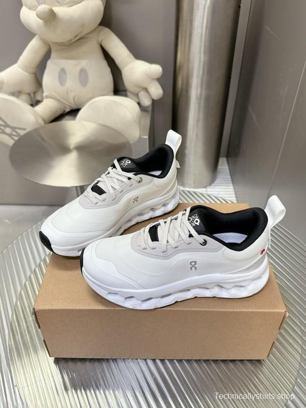 2025 Women Loewe White Black Leather Sneakers