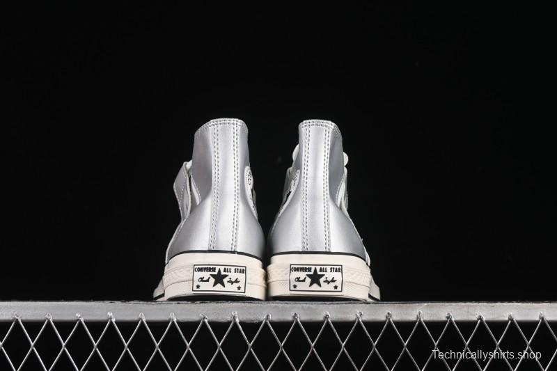 Converse Chuck 1970s Future Silver High-Top Casual Sneakers - A15187C