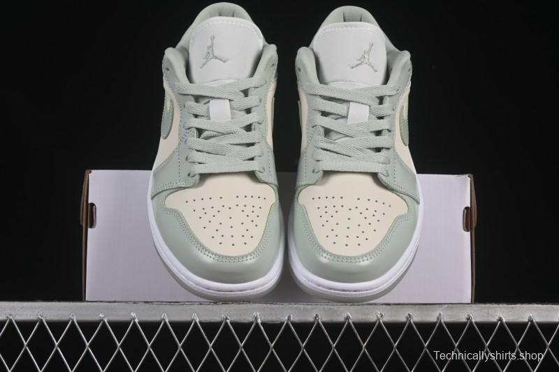 Nike Air Jordan 1 Low AJ1 Amber Green Low Top Casual Skate Shoes HF4078-100