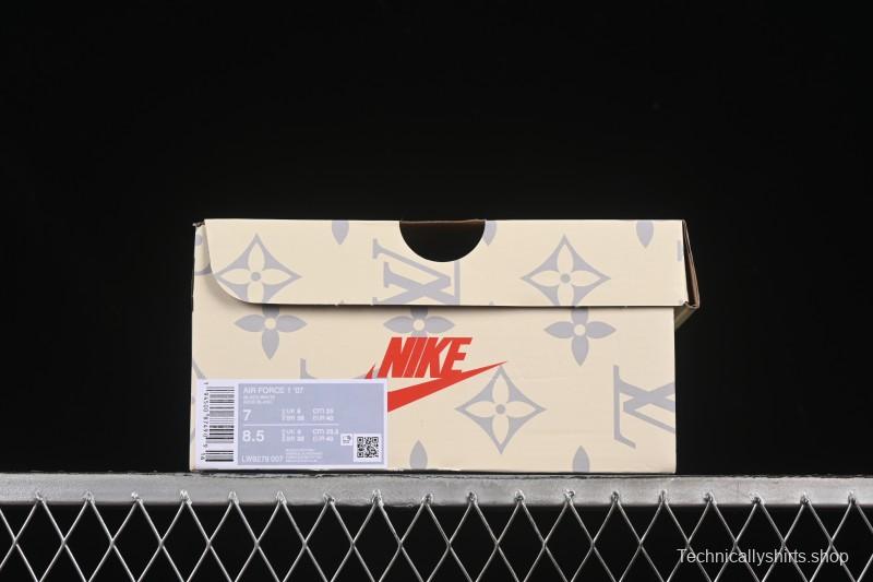 Nike Air Force 1 '07 Low LV Collaboration Coffee Brown Casual Sneakers - LW9279-007