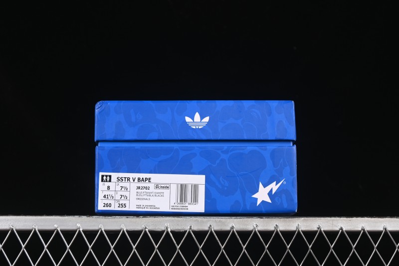 Adidas Bape Superstar Casual Skate Shoes - JR2702