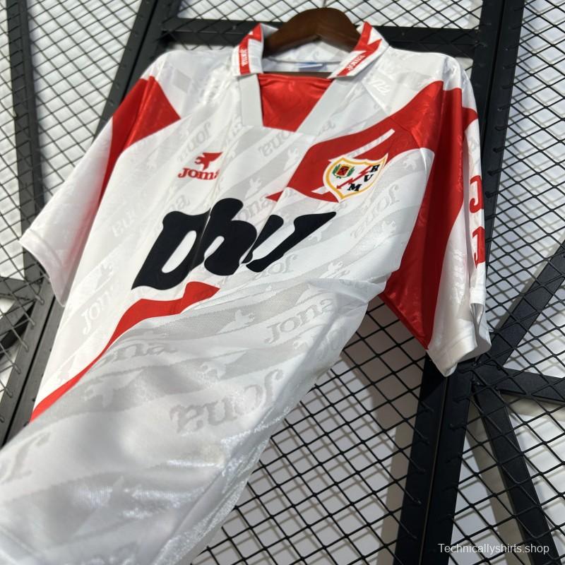 94/95 Retro Rayo Vallecano Home Jersey