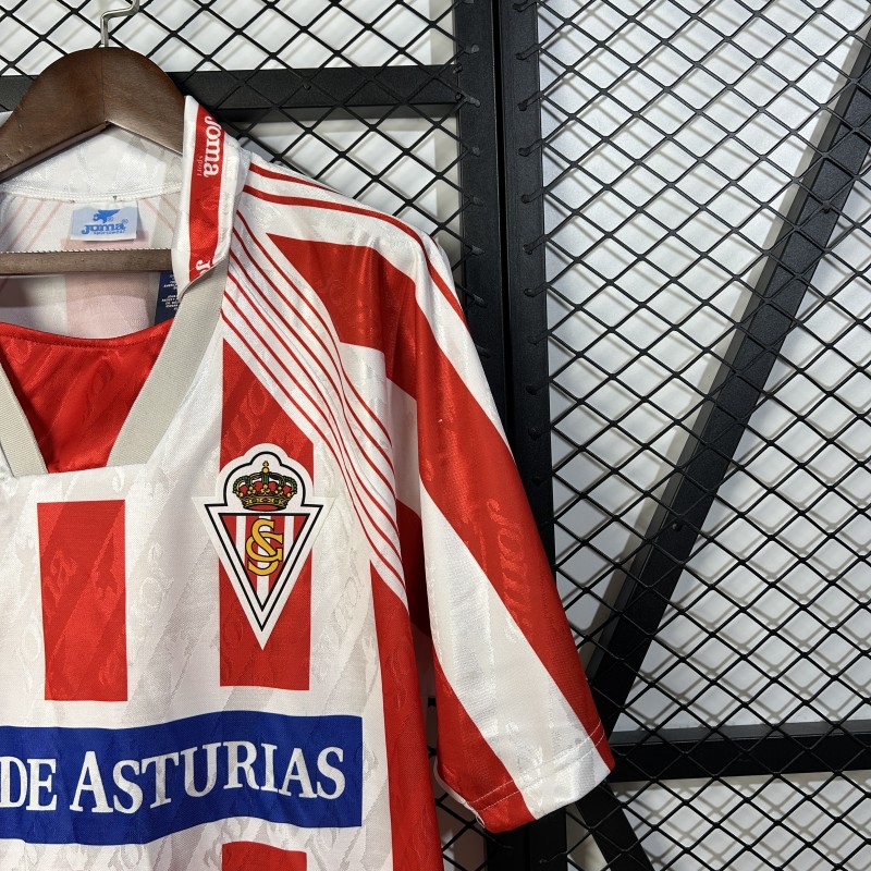 94/95 Retro Sporting Gijon Home Jersey
