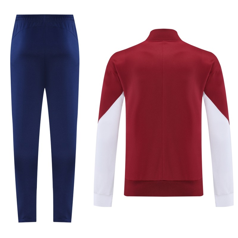 25/26 PSG Red Full Zipper Jacket +Long Pants