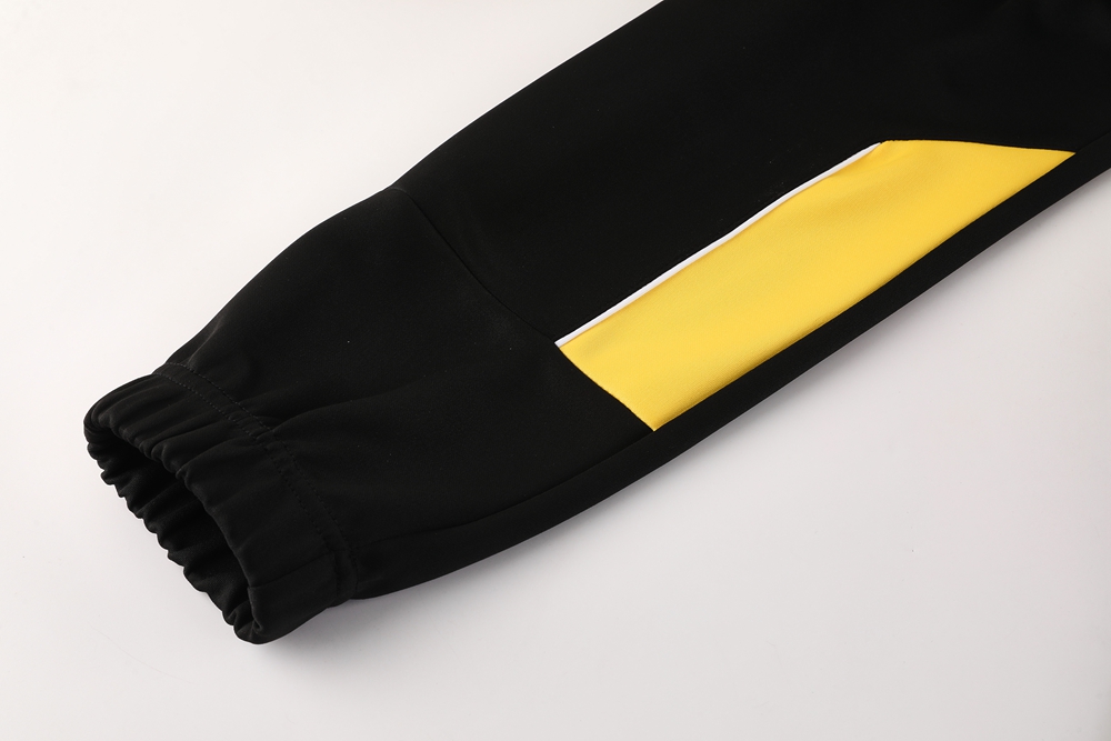 25/26 Borussia Dortmund Black/Yellow Full Zipper Jacket +Long Pants
