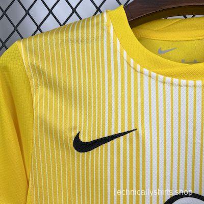 2025/26 Kids Atletico Madrid Yellow Goalkeeper Jersey