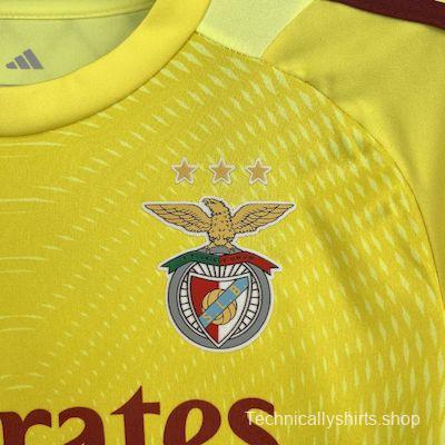 2025/26 Kids Benfica Yellow Goalkeeper Kit