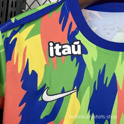 2025 Brazil Rainbow with Camouflage Pattern Jersey