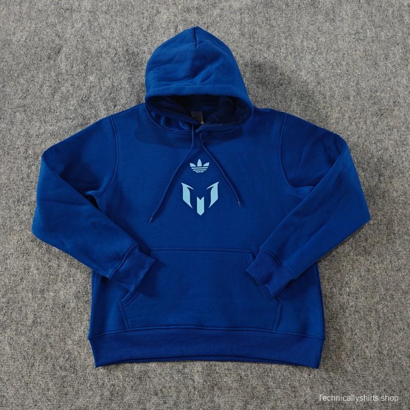 25/26 Inter Miami Messi Fleece-lined Hoodie 9 Color Full Zipper Jacket + Long Pants