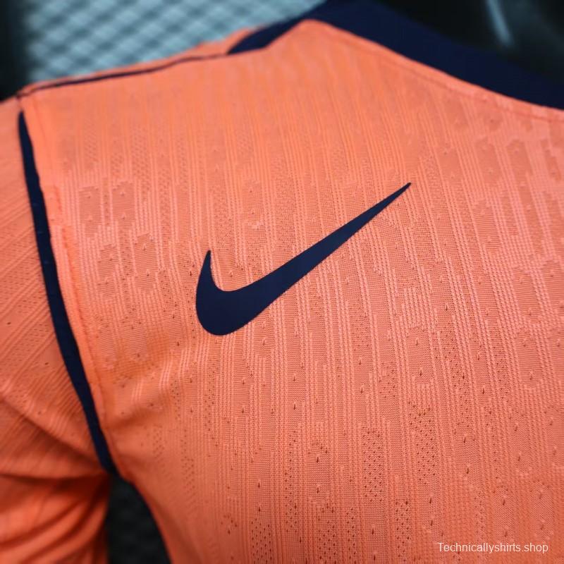 Player Version 25/26 Barcelona Third  Orange Jersey