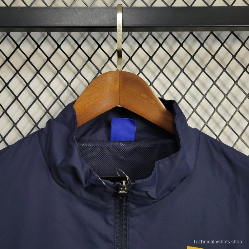 2025 Argentina Jacket Navy Windbreaker