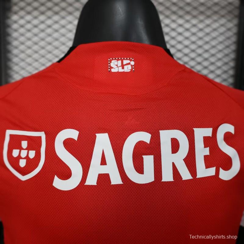 Player Version 25/26 Benfica Home Jersey