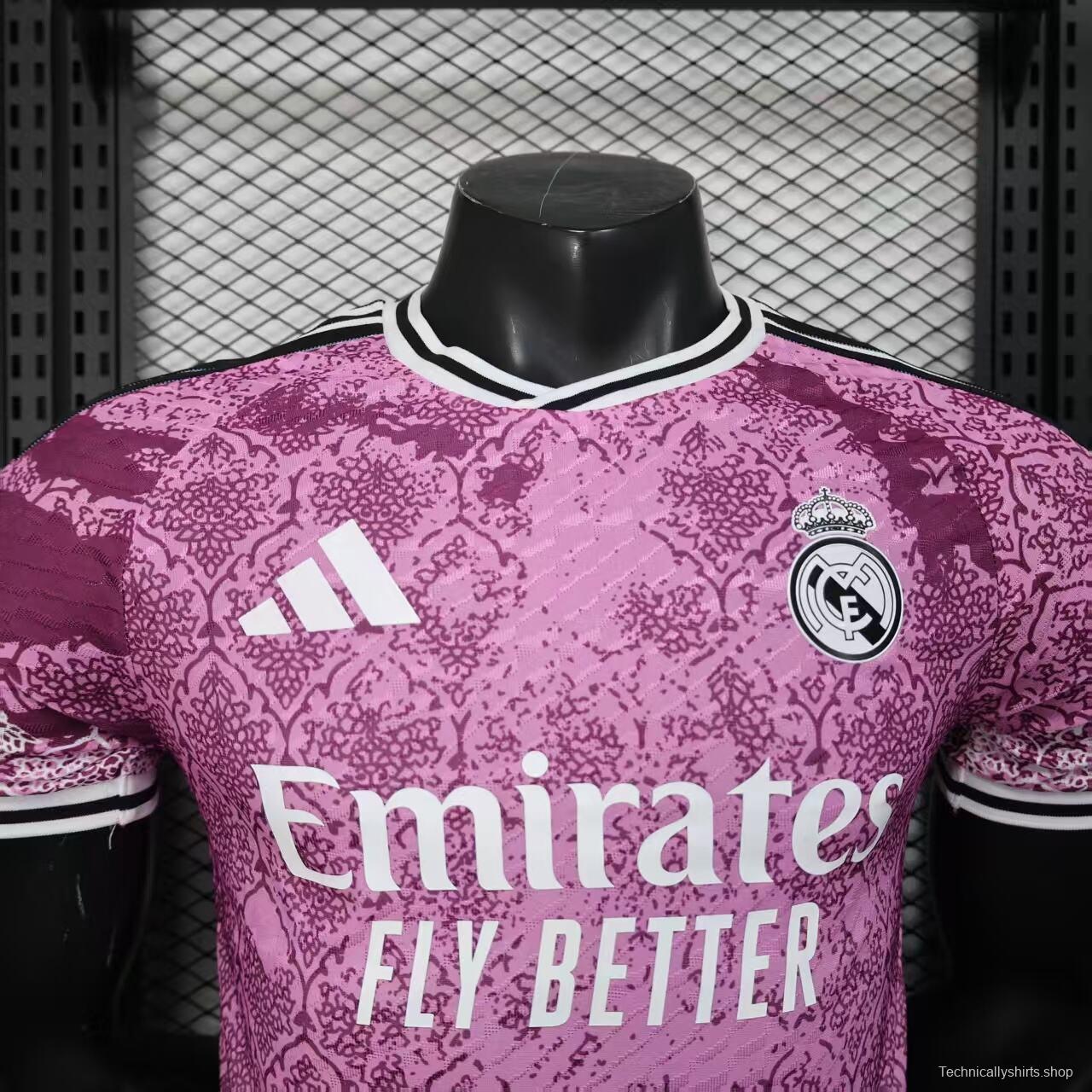 Player Version 25/26 Real Madrid Purple Pre-Match Jersey