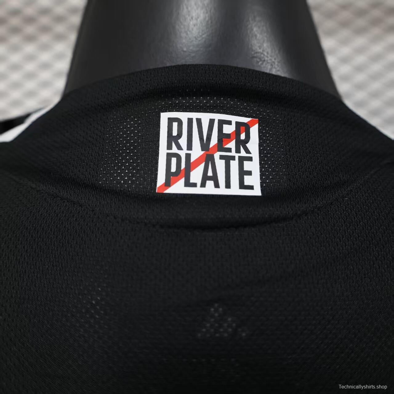 Player Version 25/26 River Plate Away Long Sleeve Jersey