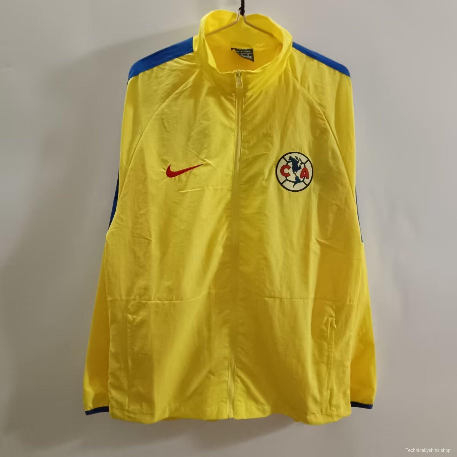 25/26 Club America Yellow Windbreaker
