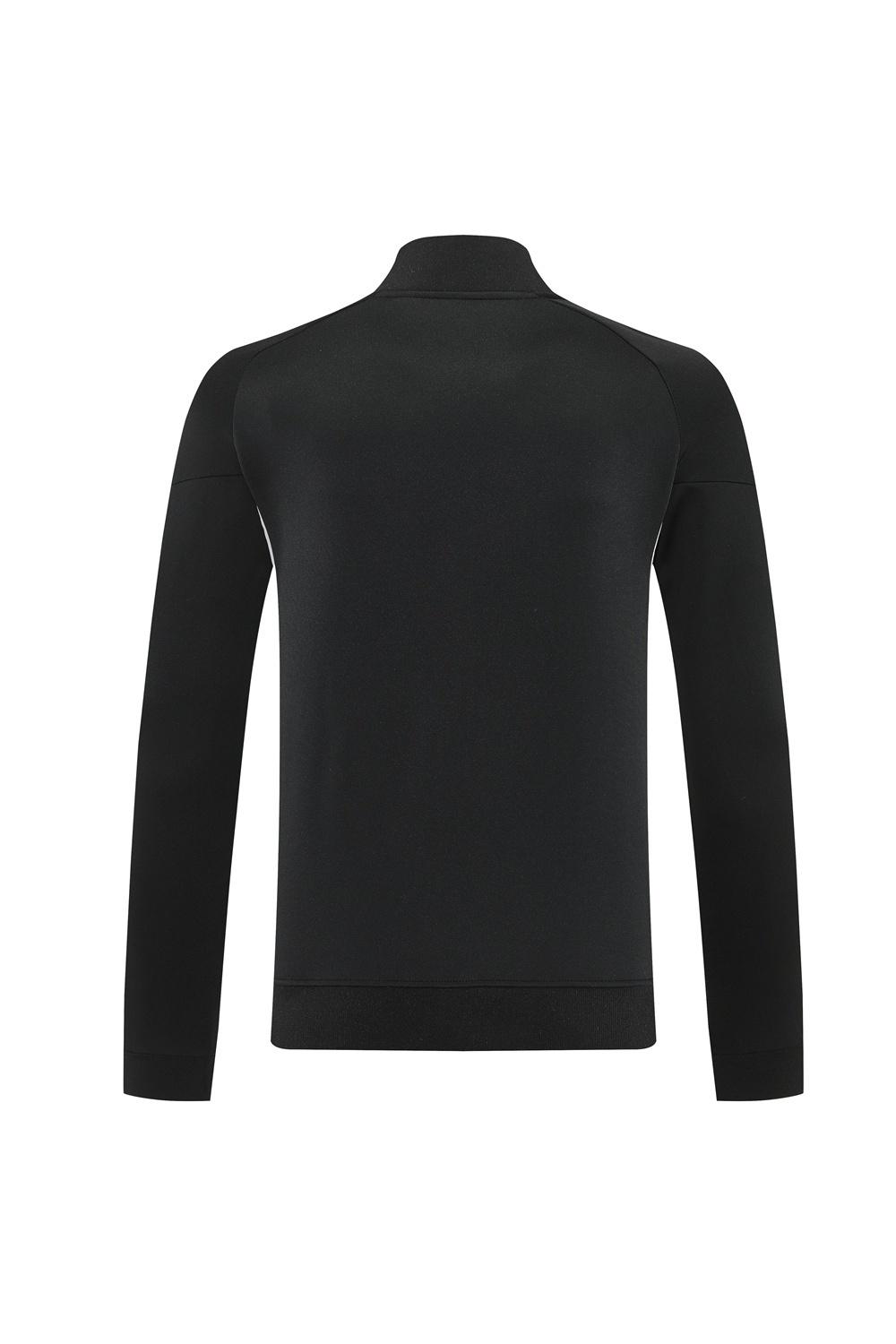 2025 Adidas Black Full Zipper Jacket + Long Pants