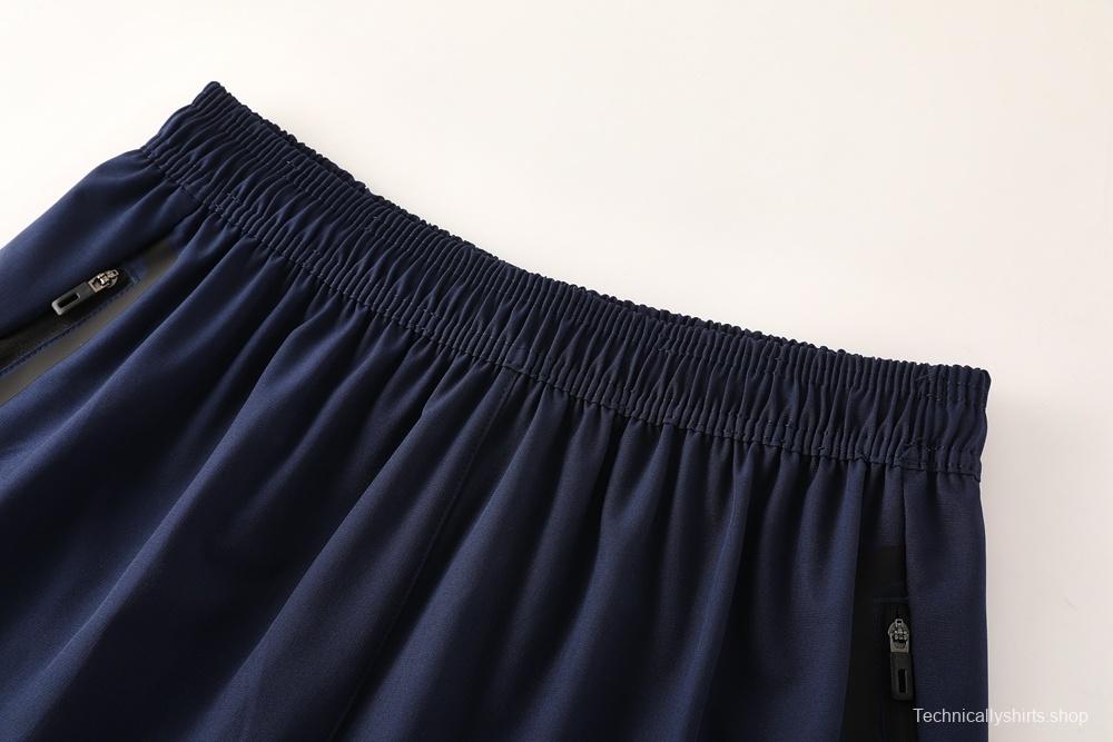 25/26 Adidas Navy Hoodie Full Zipper Jacket + Long Pants