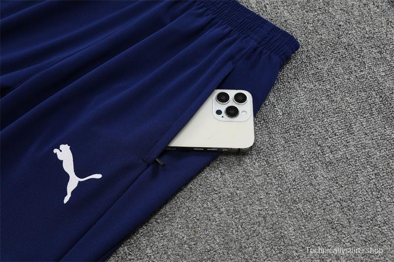 25/26 Manchester City Light Blue Camouflage Half Zipper Jacket+Long Pants