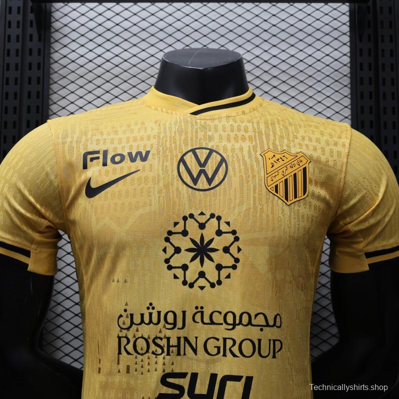 Player Version 25/26 Al-Ittihad Third Yellow Jersey